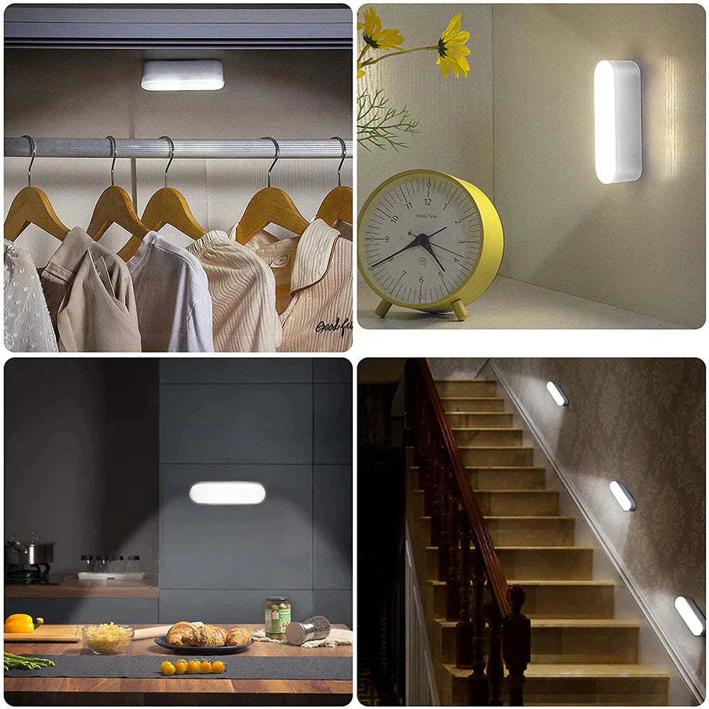 Wireless LED Wall Light with Motion Sensor – Easy & Safe Illumination