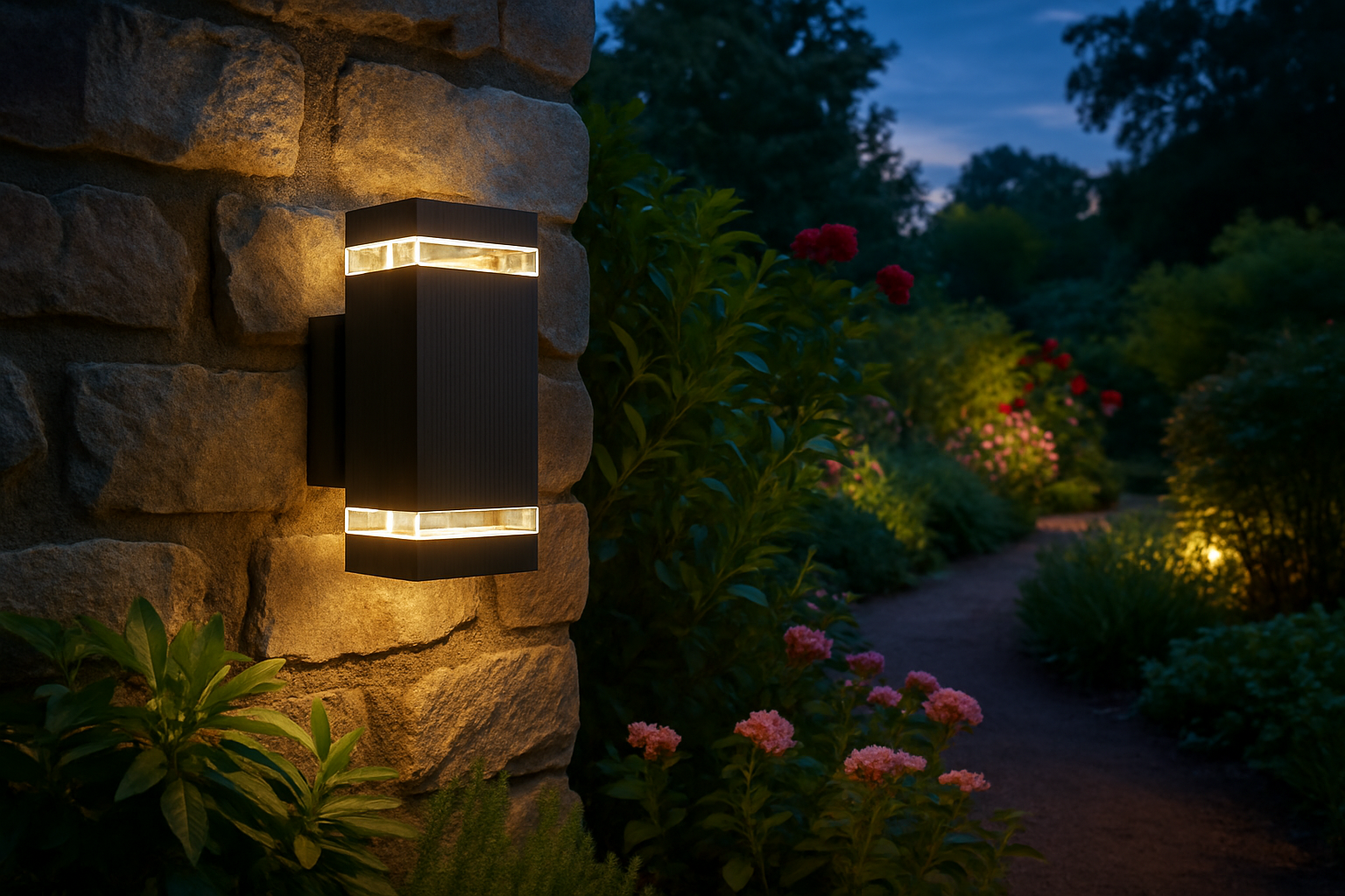 Modern Outdoor Wall Light | Waterproof Exterior LED Lamp