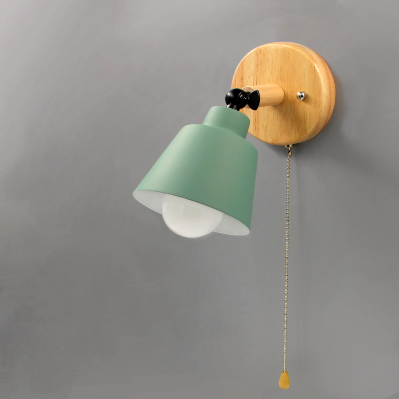 Devon Wall Sconce | Elegant Wall Light with Pull Chain Switch for Living Room