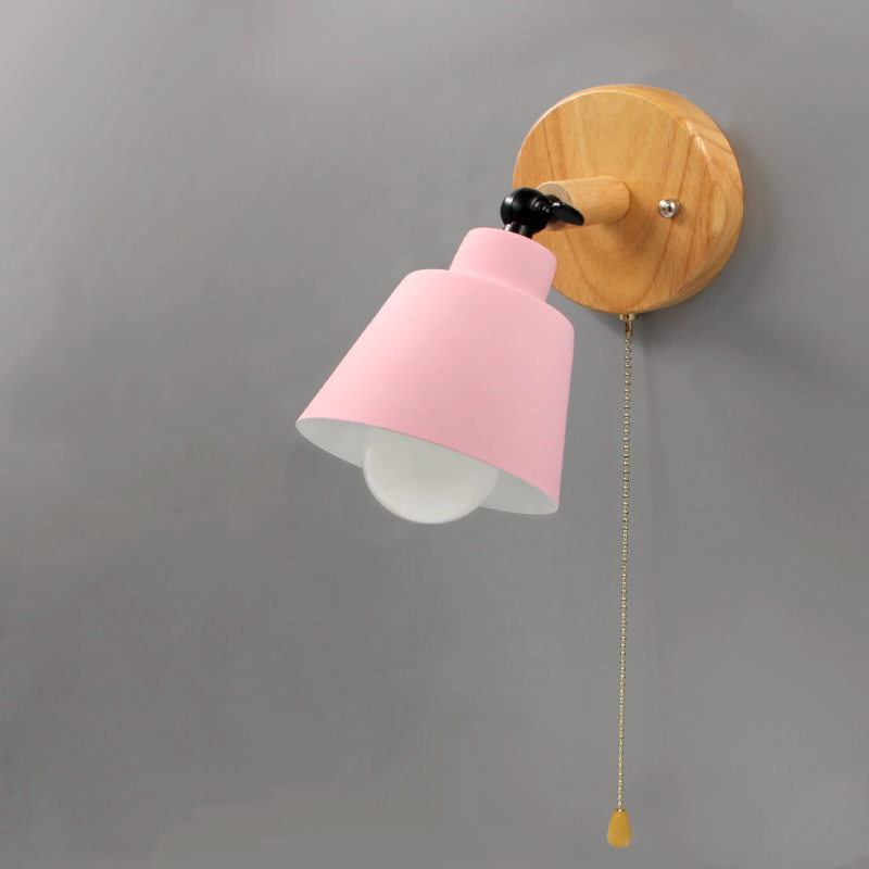 Devon Wall Sconce | Elegant Wall Light with Pull Chain Switch for Living Room