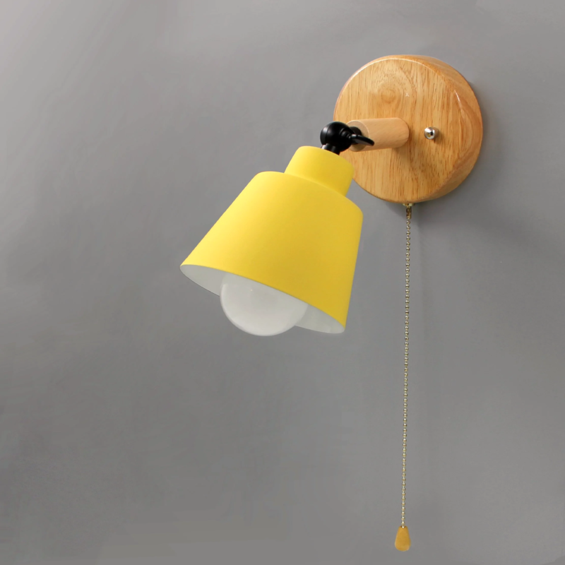 Devon Wall Sconce | Elegant Wall Light with Pull Chain Switch for Living Room