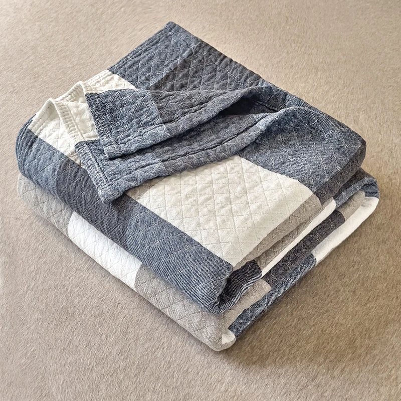 Three-Layer Japanese Quilt | Soft and Cozy Bedspread for Comfort