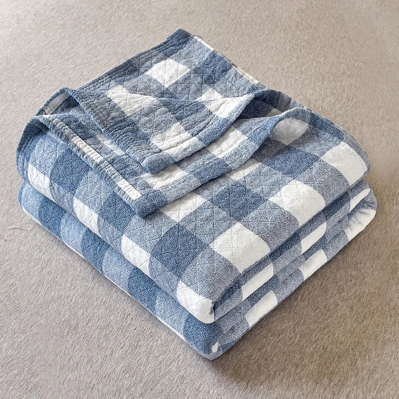 Three-Layer Japanese Quilt | Soft and Cozy Bedspread for Comfort