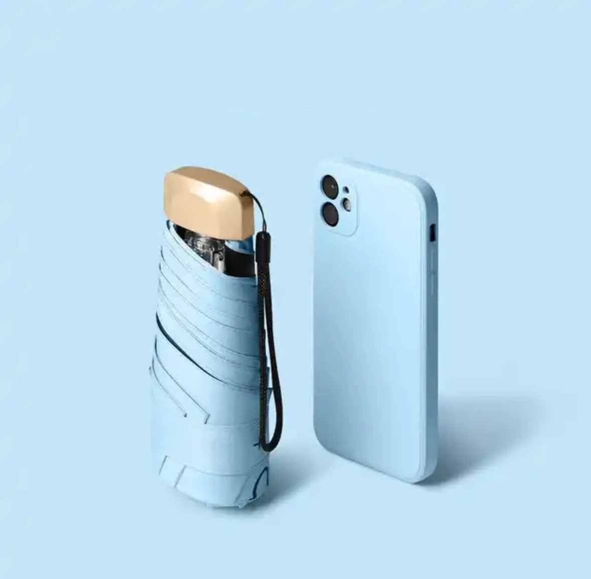 Melzano Mini Umbrella | Windproof and UV-Blocking Compact Travel Umbrella