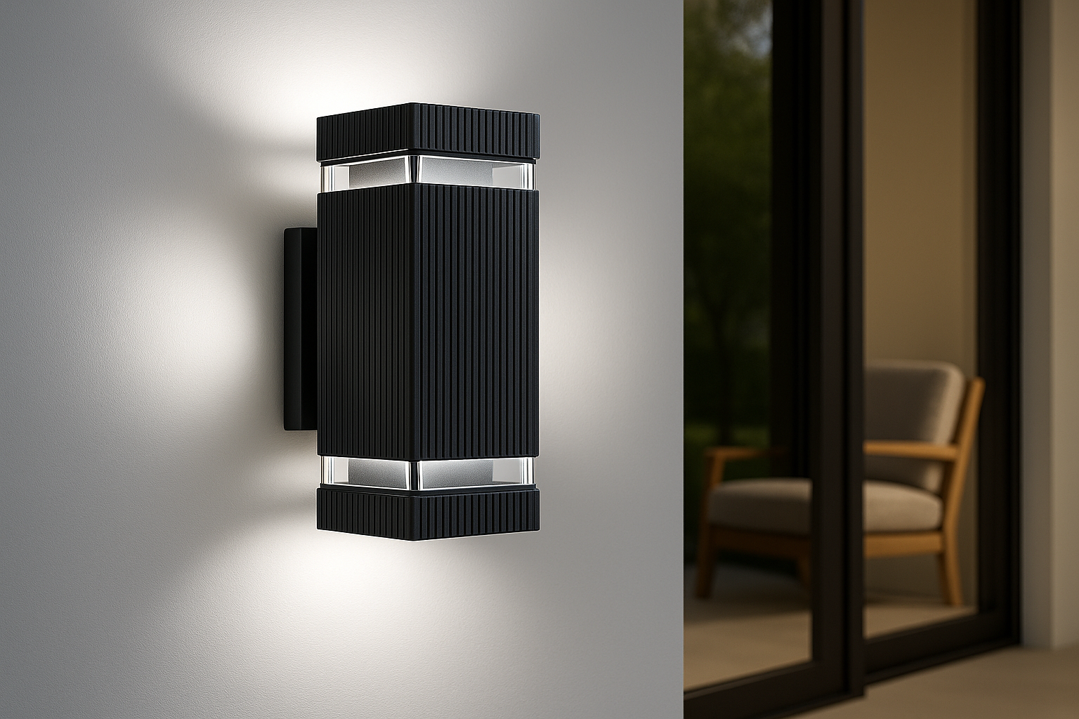 Modern Outdoor Wall Light | Waterproof Exterior LED Lamp