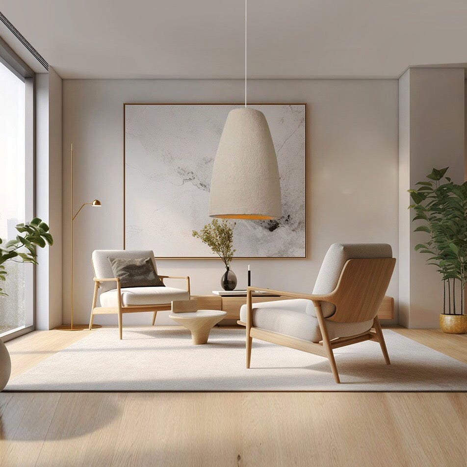 Home Resin Pendant Light | Wabi Style Hanging Ceiling Lamp