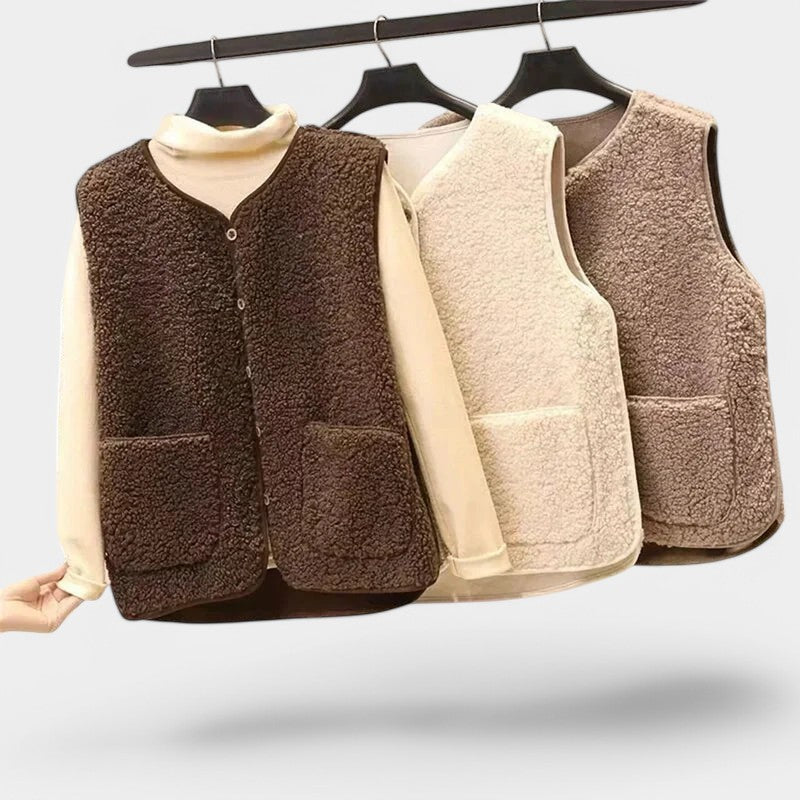 Cozy Sleeveless Vest for Women | Warm Winter Layer