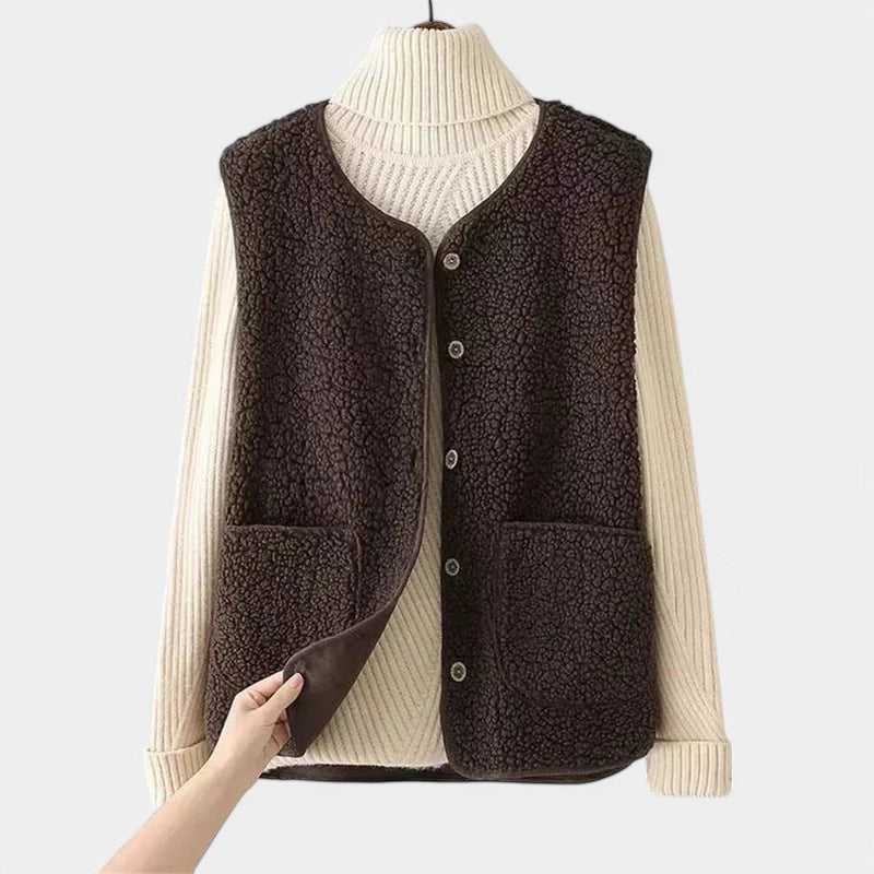 Cozy Sleeveless Vest for Women | Warm Winter Layer