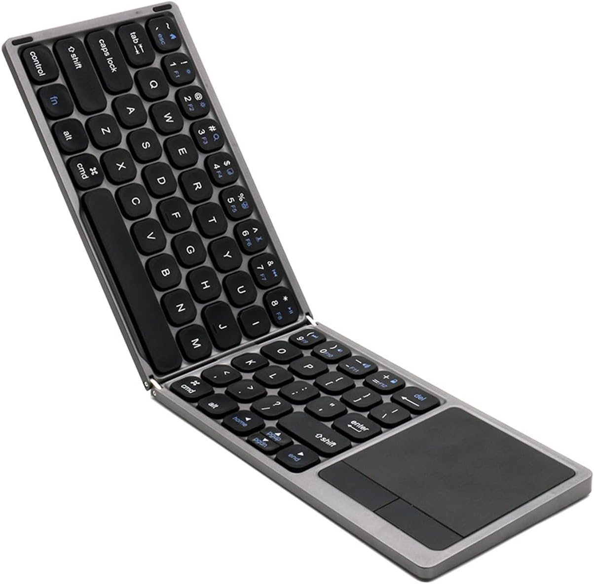 Foldable Wireless Keyboard with Touchpad | Portable and Compact