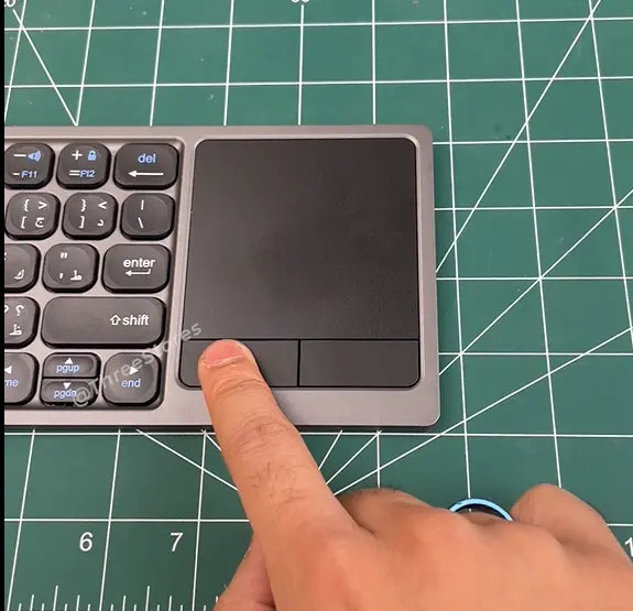 Foldable Wireless Keyboard with Touchpad | Portable and Compact