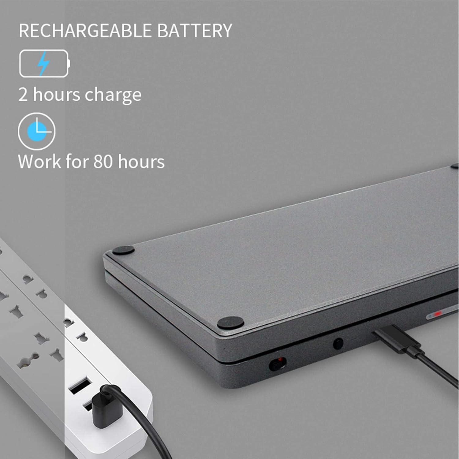 Foldable Wireless Keyboard with Touchpad | Portable and Compact