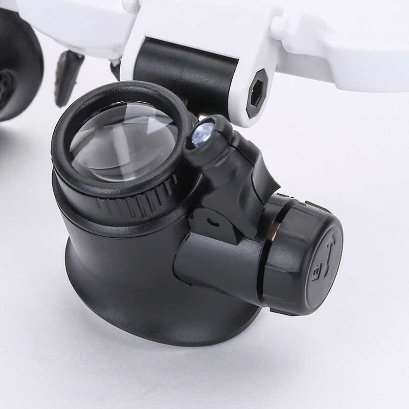 Precision Magnifier with Adjustable LED Lighting