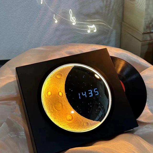 Moon Lamp with Music and LED Night Light – Atmospheric Lighting with Bluetooth Speaker