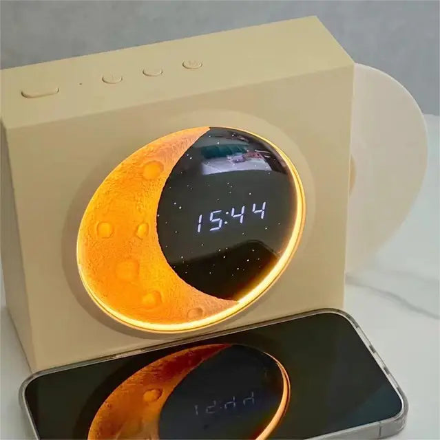Moon Lamp with Music and LED Night Light – Atmospheric Lighting with Bluetooth Speaker