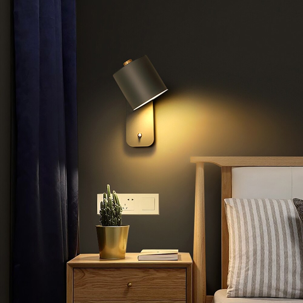 Modern LED Wall Lamp | Indoor Home Decor Light with Switch