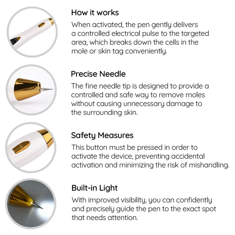 Skin Care Pen | Rechargeable Device for Spot Removal