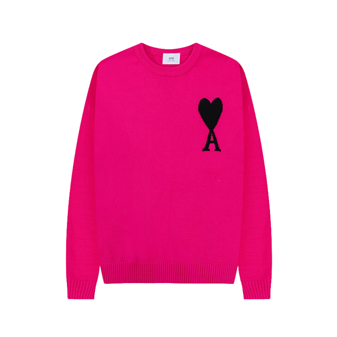 Unisex Sweater with Heart Print | Soft