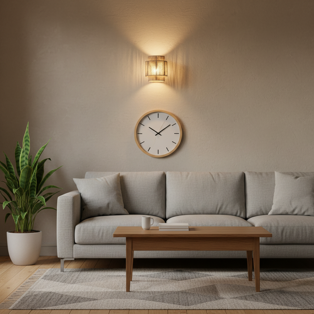 Rustic Hemp Wall Light | Boho Style Woven Rope Lamp