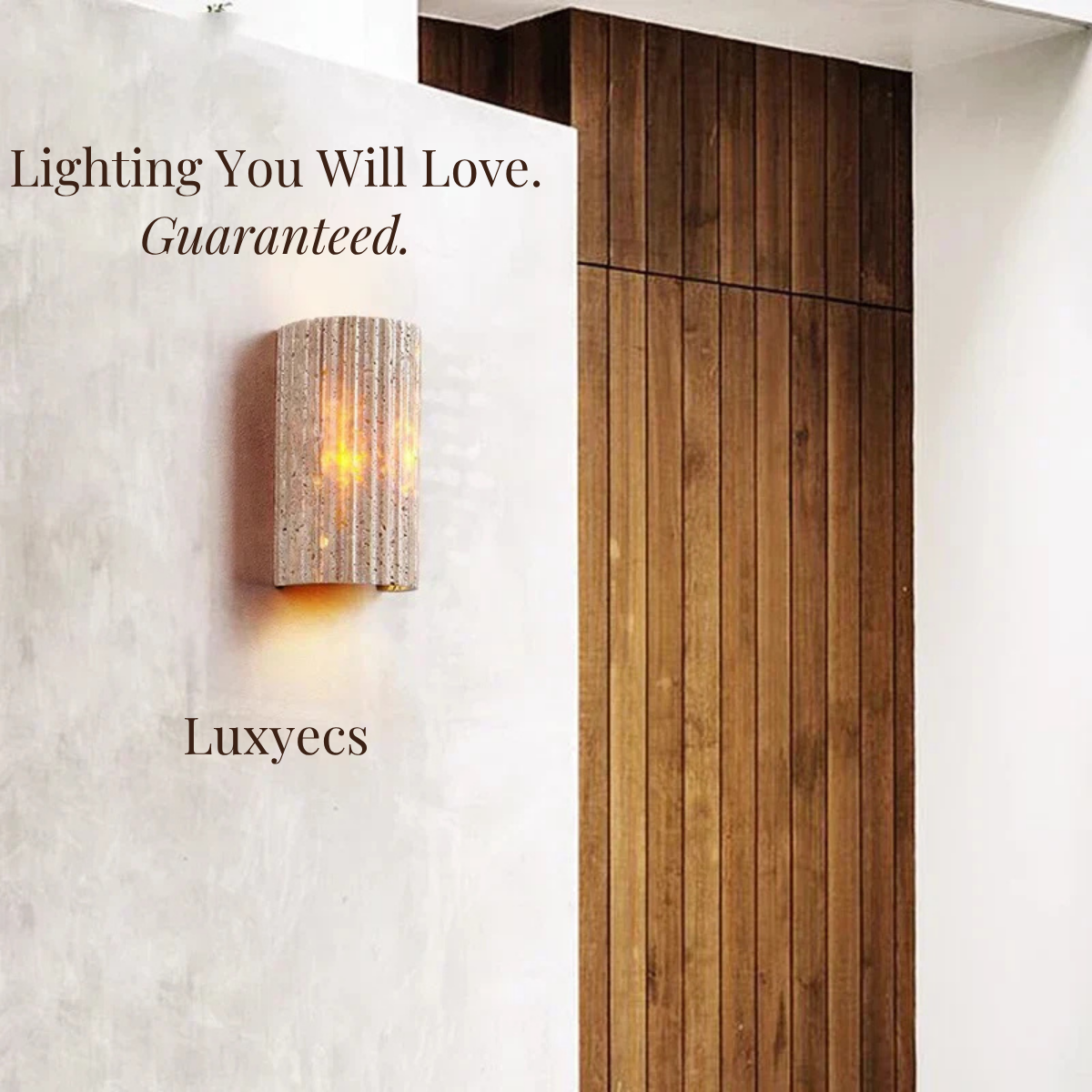 Natural Stone Wall Lamp Indoor