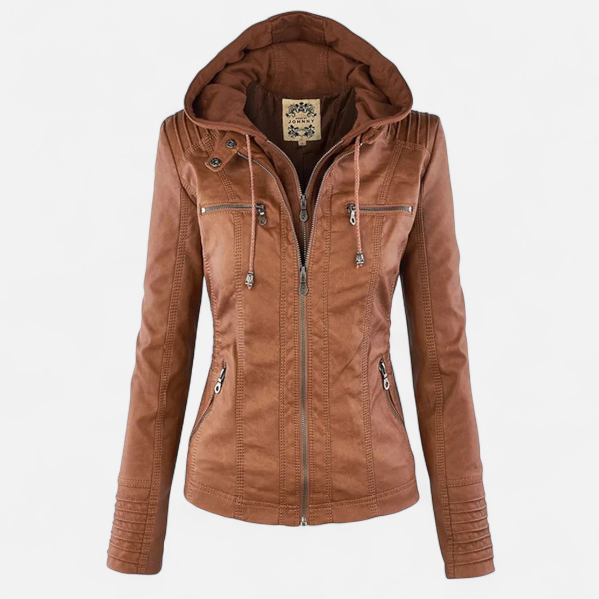 Stylish Women’s Hooded Jacket | Modern Zip Up Outerwear