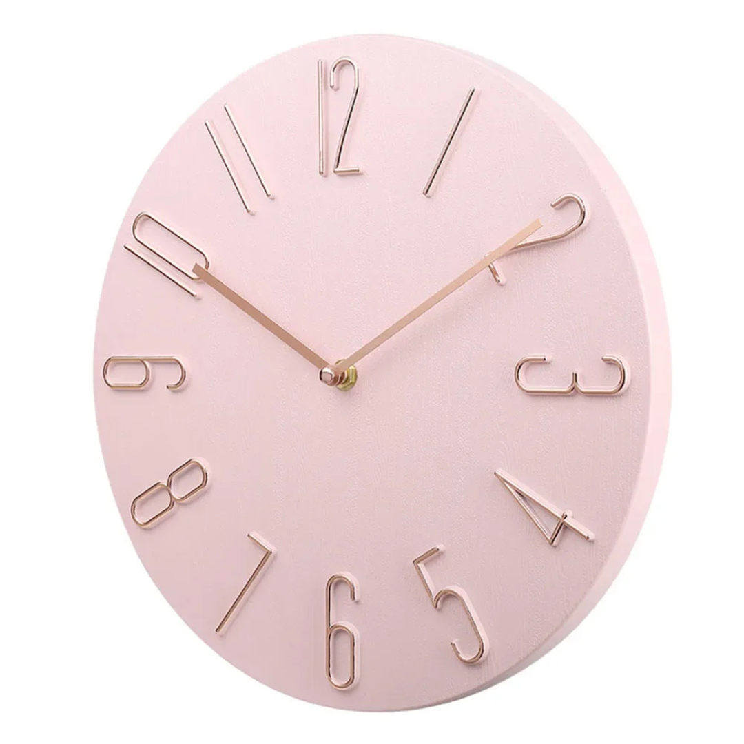 Large Modern Wall Clock | Silent Quartz Movement with Minimalist Design