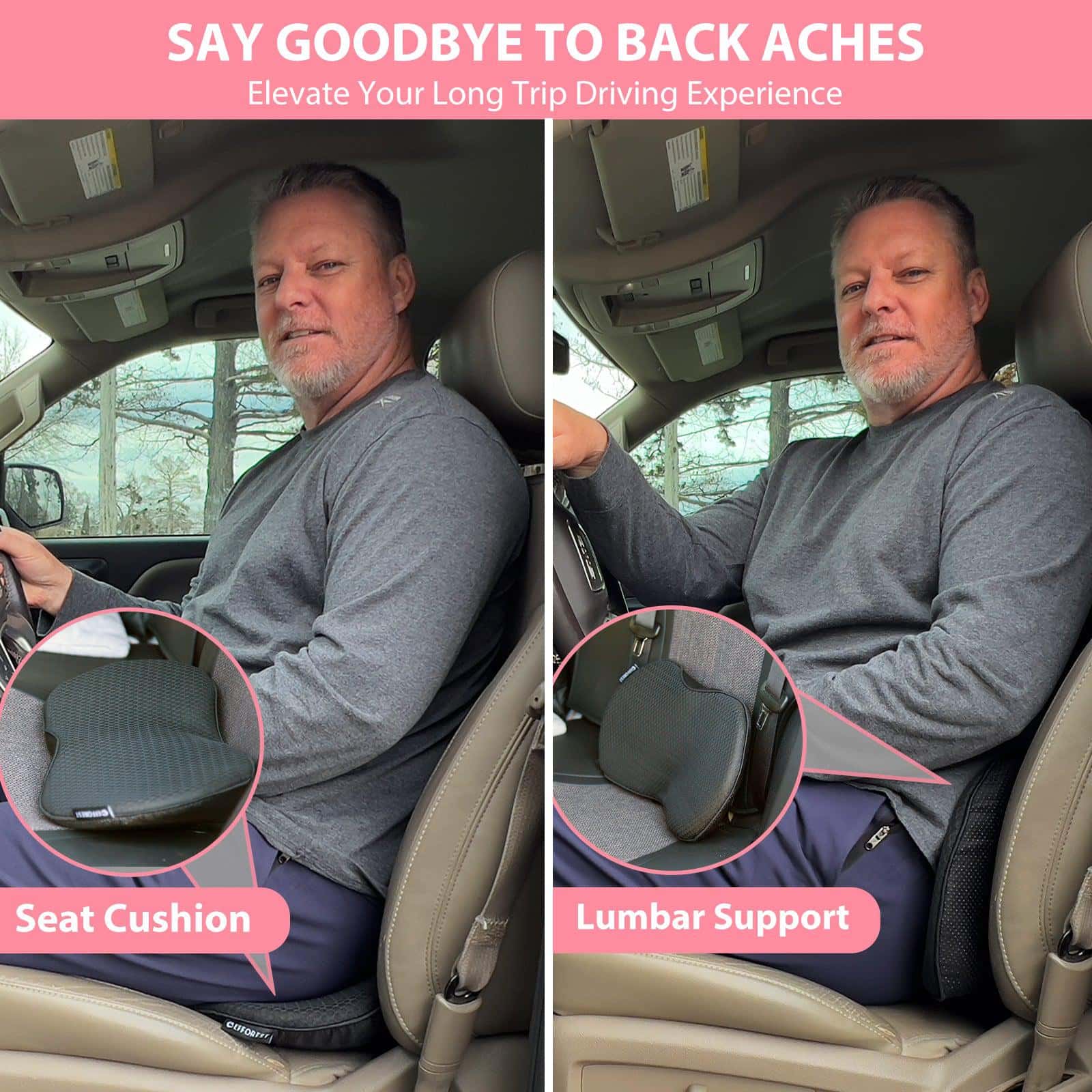 Efforest Car Seat Cushion for Driving