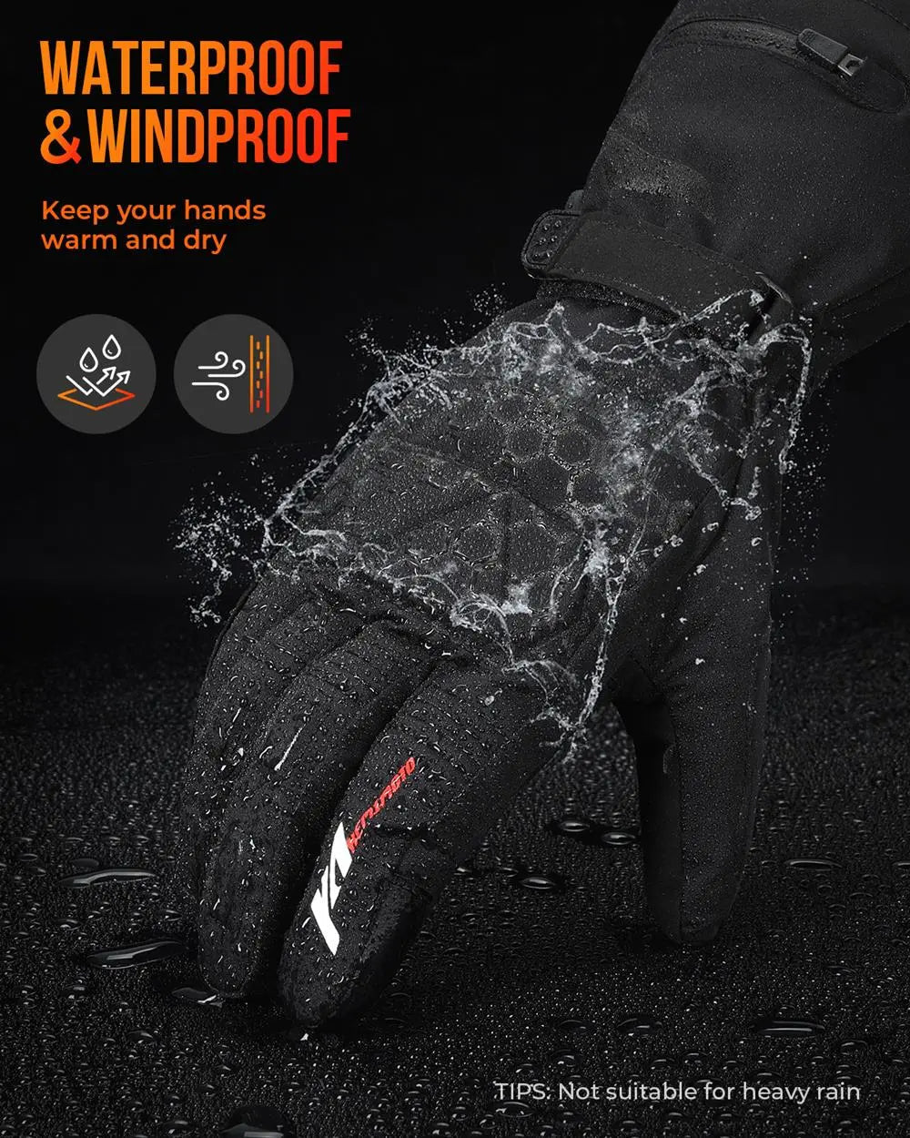 Heated Winter Gloves | Rechargeable Warm Outdoor Wear