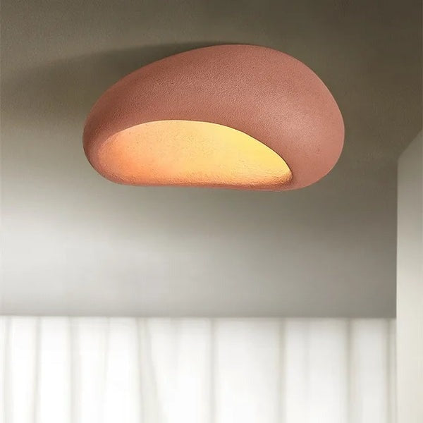 Minimalist Ceiling Lamp – Modern Wabi-Sabi Home Lighting