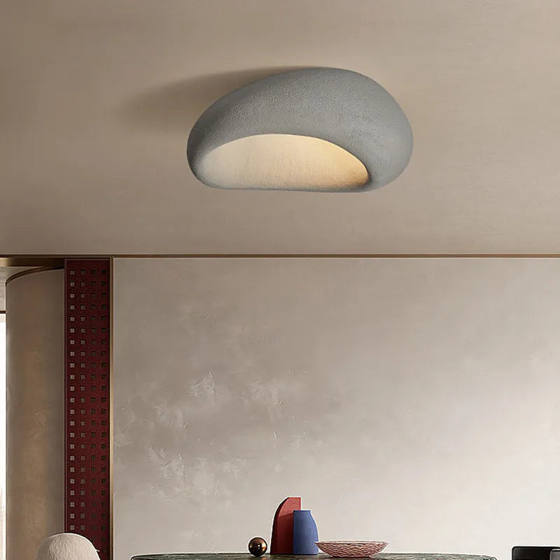 Minimalist Ceiling Lamp – Modern Wabi-Sabi Home Lighting