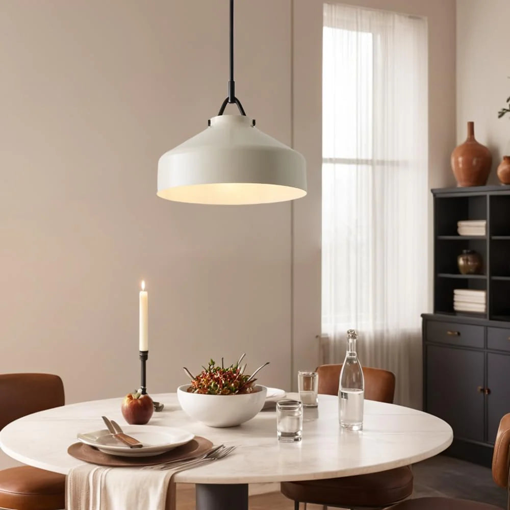 Nerys Nordic Pendant Light | Minimalist Morandi Matte Metal Ceiling Light