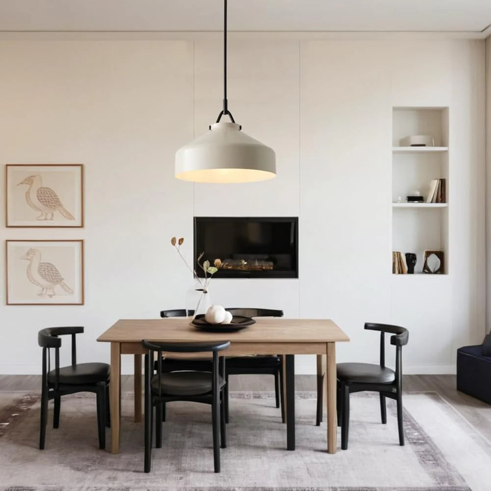 Nerys Nordic Pendant Light | Minimalist Morandi Matte Metal Ceiling Light