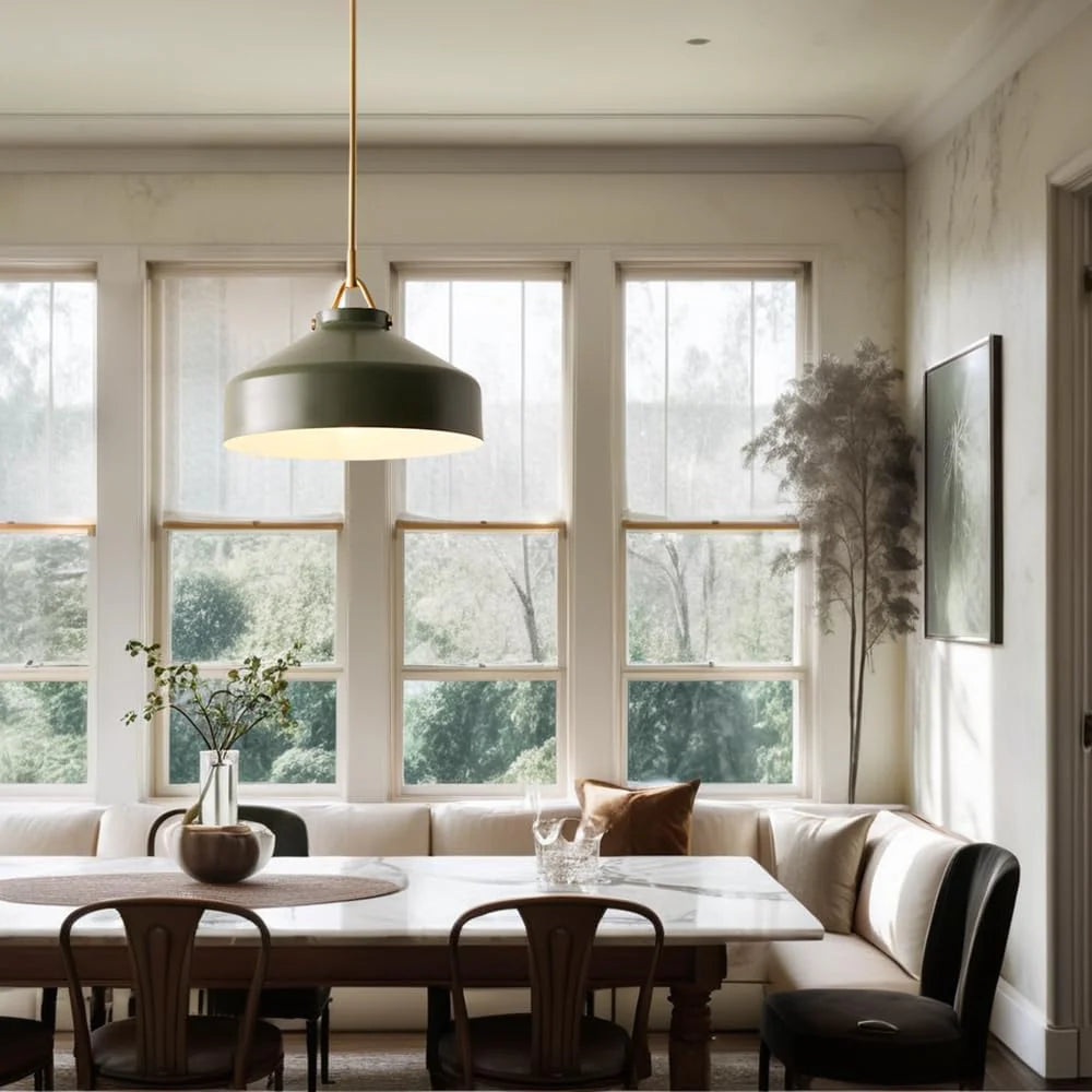 Nerys Nordic Pendant Light | Minimalist Morandi Matte Metal Ceiling Light