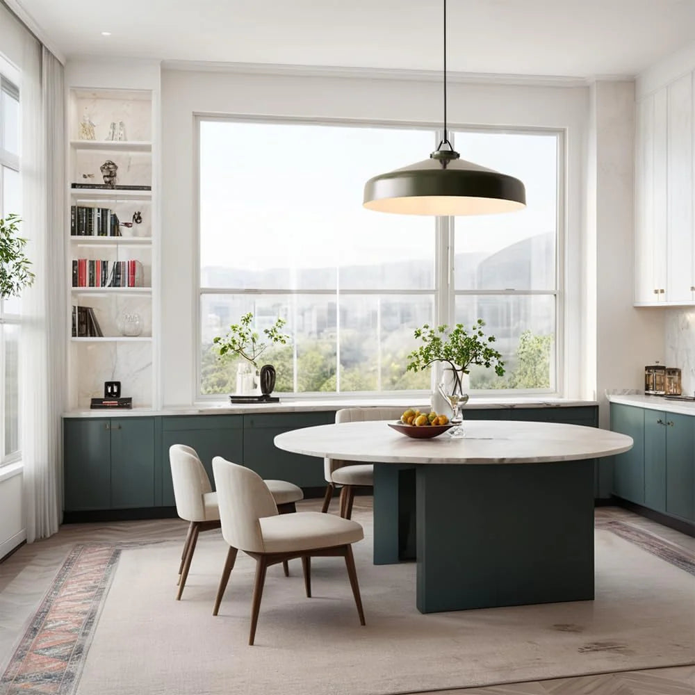 Nerys Nordic Pendant Light | Minimalist Morandi Matte Metal Ceiling Light