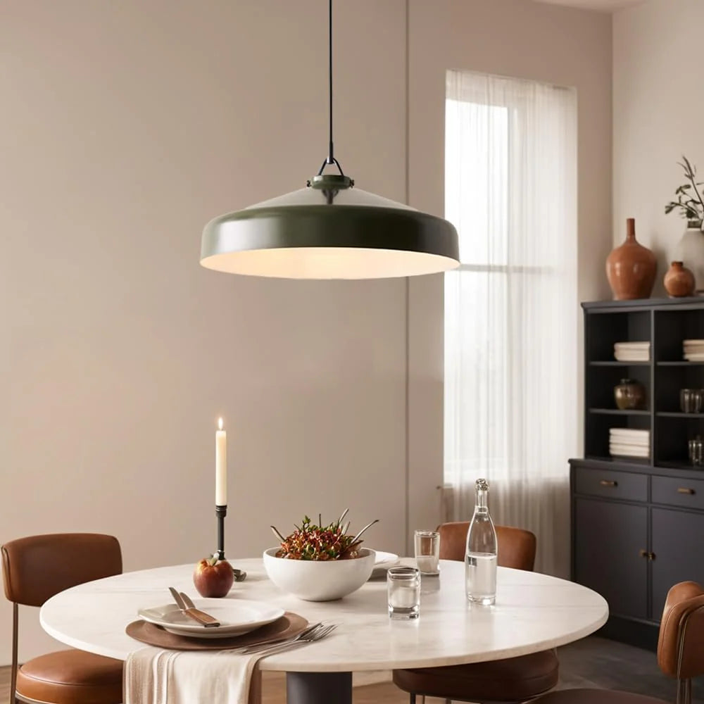 Nerys Nordic Pendant Light | Minimalist Morandi Matte Metal Ceiling Light