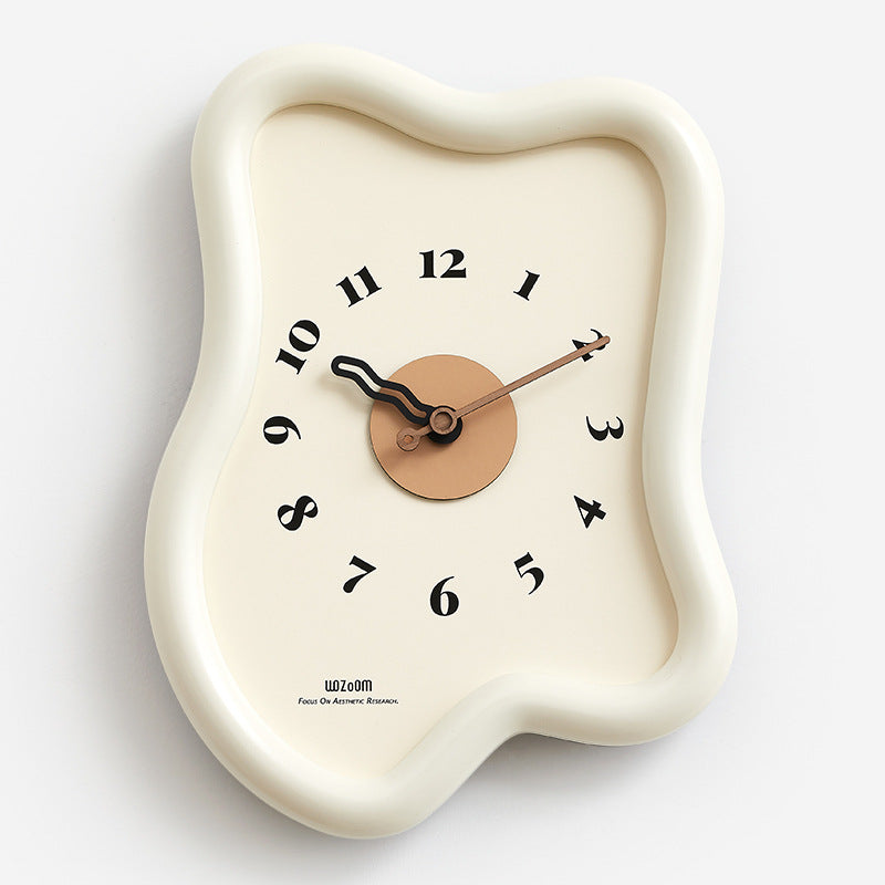 3D Distorted Wall Clock | Unique Lounge Clock for Modern Home Decor