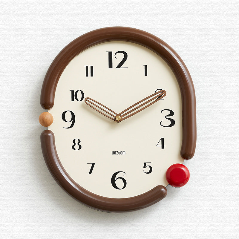 Time in a Twist Wall Clock | Creative and Avant-Garde Design for Modern Interiors