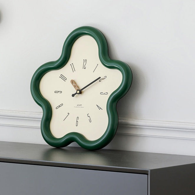 Flower Pendulum Clock | 3D Design Wall Clock for Bedroom Style
