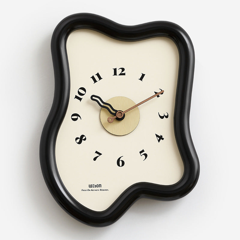 3D Distorted Wall Clock | Unique Lounge Clock for Modern Home Decor