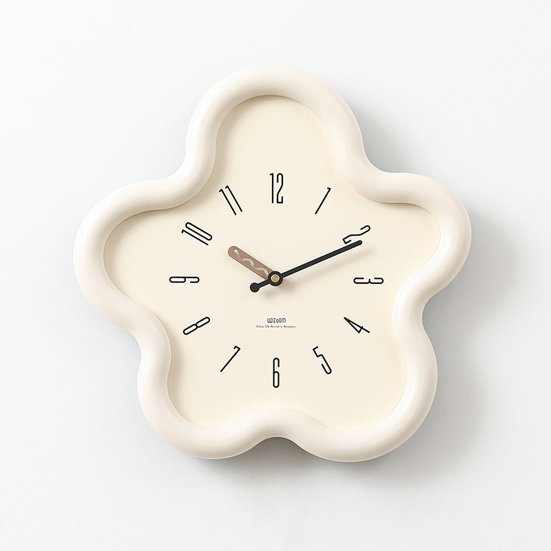 Flower Pendulum Clock | 3D Design Wall Clock for Bedroom Style