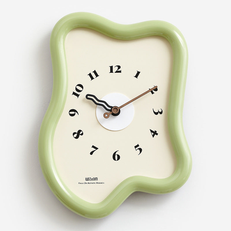 3D Distorted Wall Clock | Unique Lounge Clock for Modern Home Decor