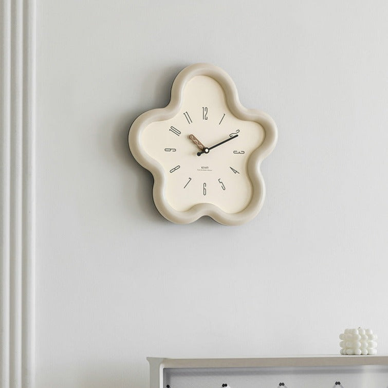 Flower Pendulum Clock | 3D Design Wall Clock for Bedroom Style
