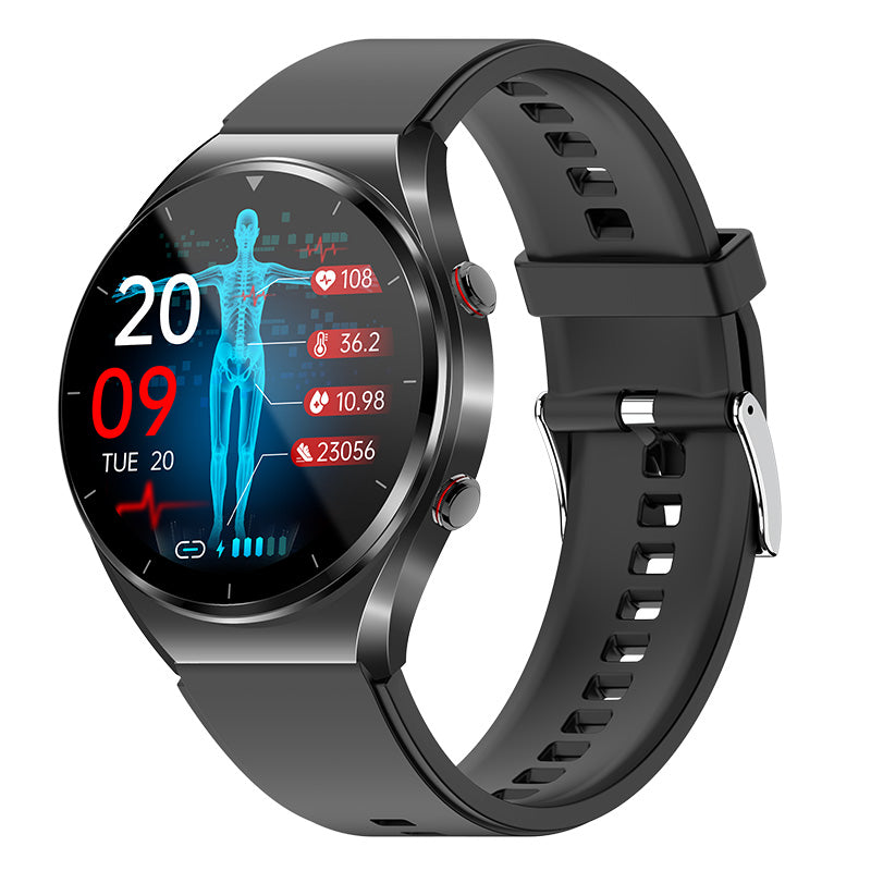 Health Smartwatch | Blood Sugar, EKG, Blood Pressure & HRV Monitoring
