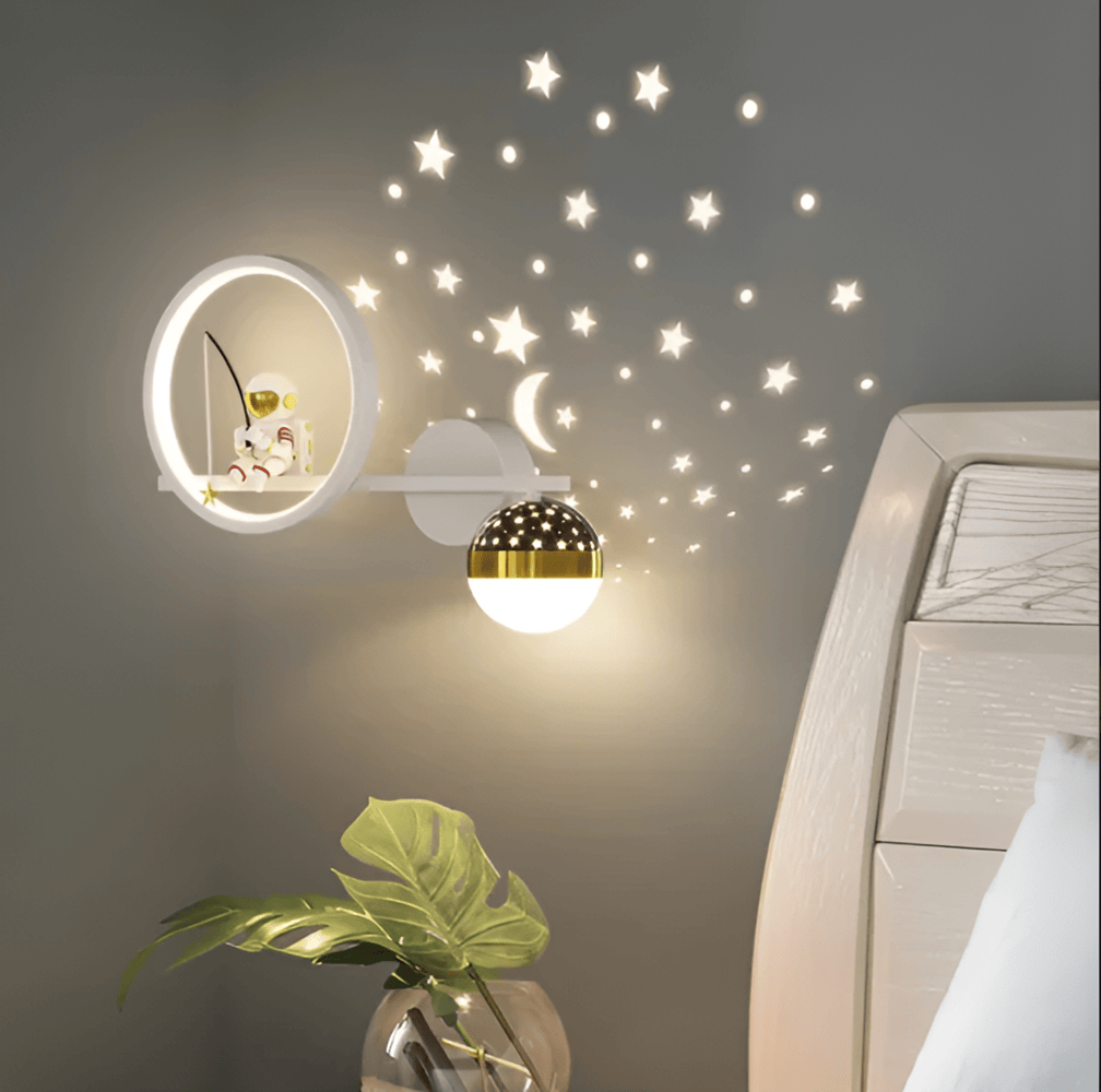 Kids Wall Lamp | Star Projector Night Light for Children’s Room