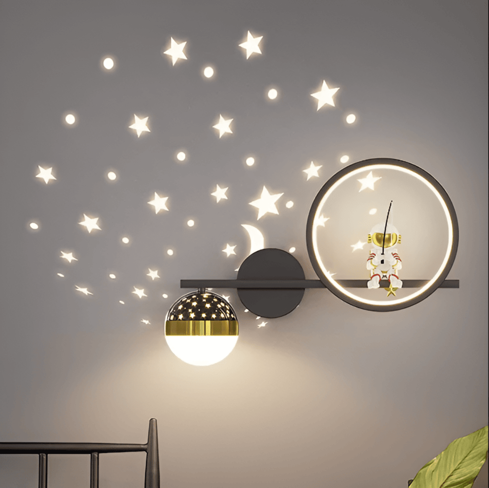 Kids Wall Lamp | Star Projector Night Light for Children’s Room