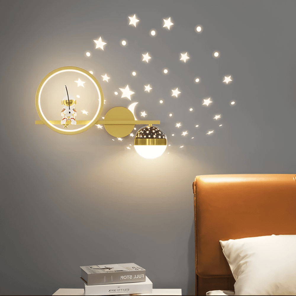 Kids Wall Lamp | Star Projector Night Light for Children’s Room
