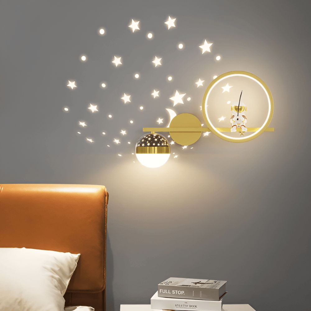 Kids Wall Lamp | Star Projector Night Light for Children’s Room