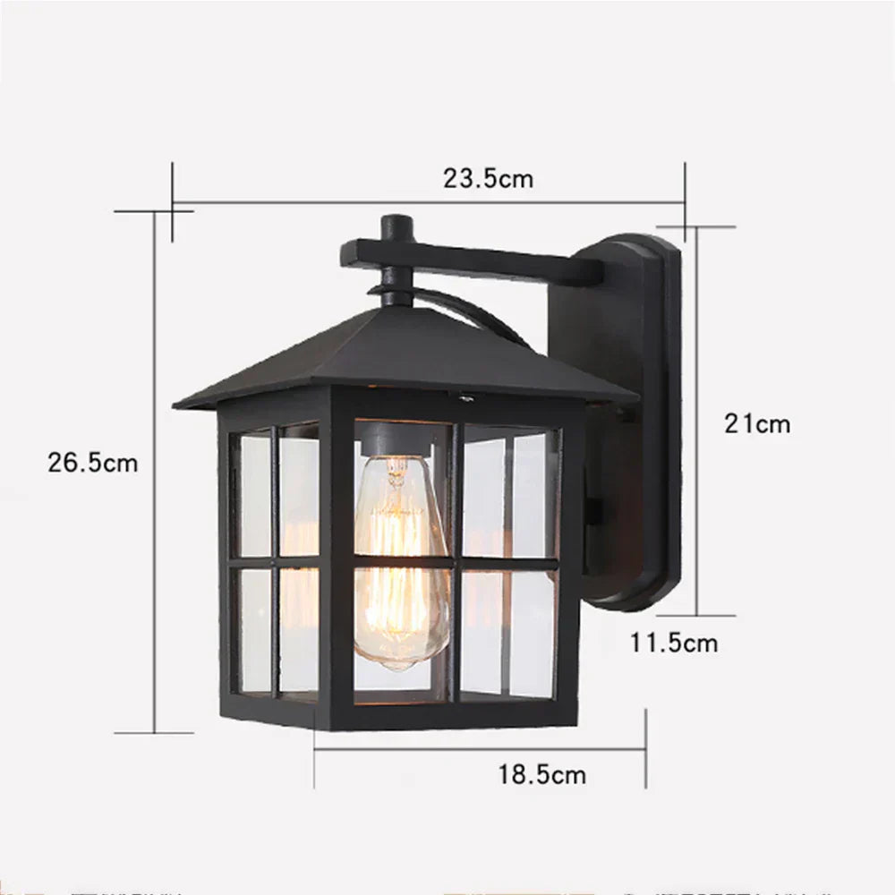Outdoor Lantern Wall Light | Vintage