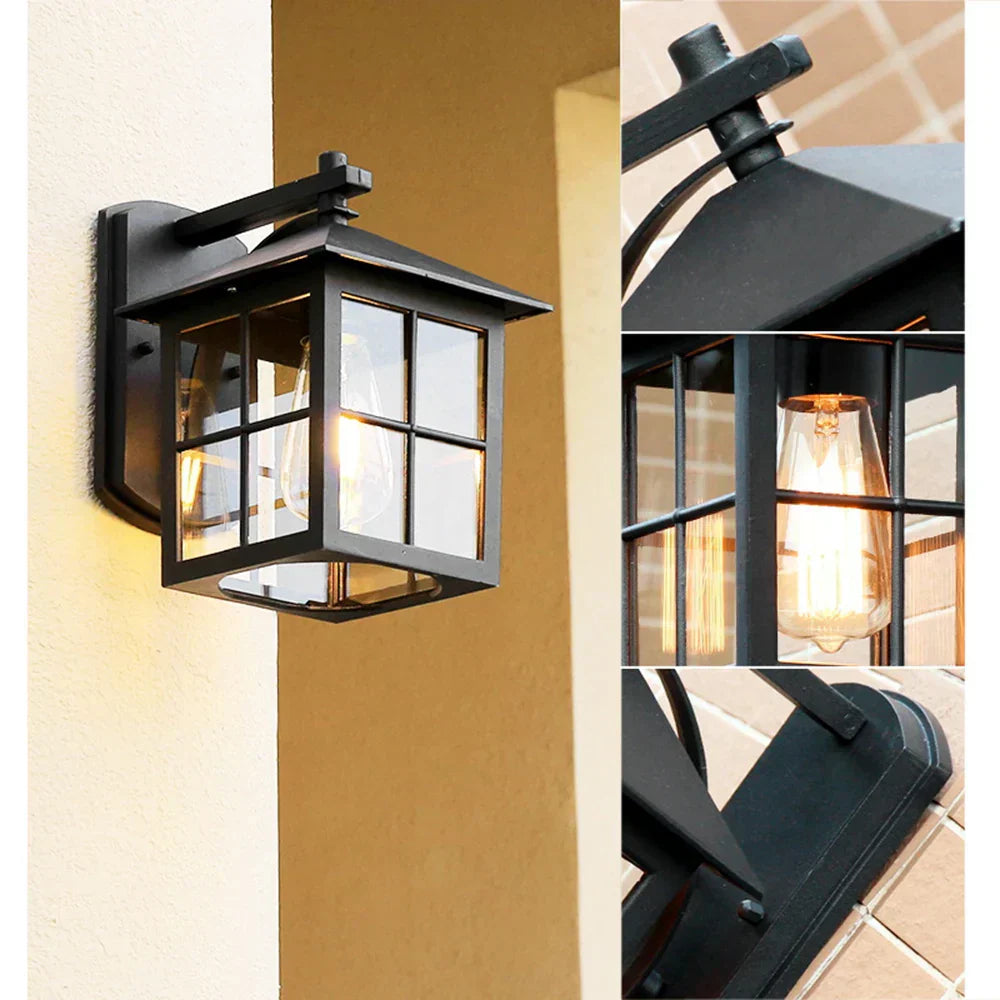 Outdoor Lantern Wall Light | Vintage
