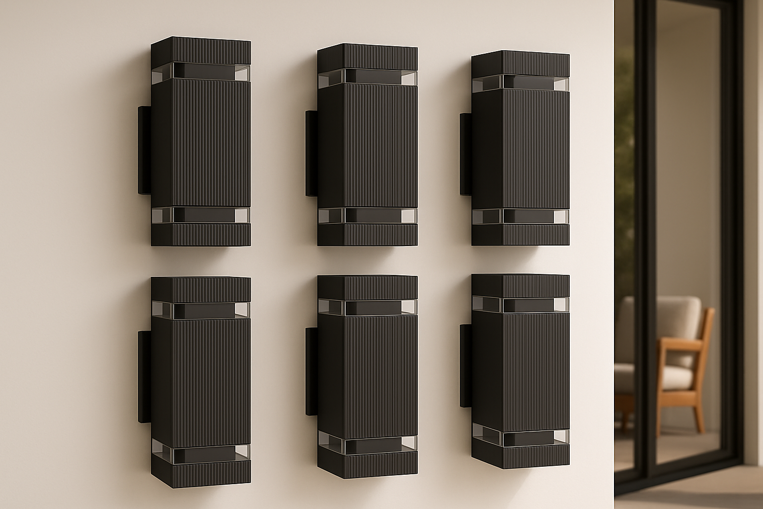 Modern Outdoor Wall Light | Waterproof Exterior LED Lamp