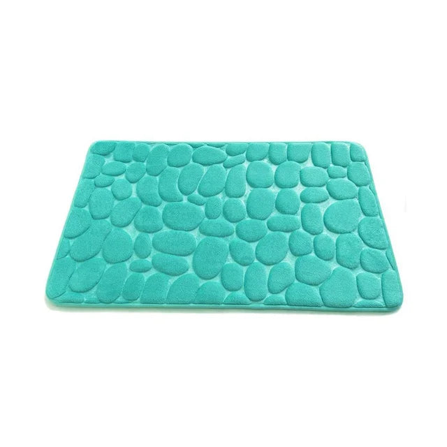 Cobblestone Embossed Non-Slip Bath Mat for Bathroom